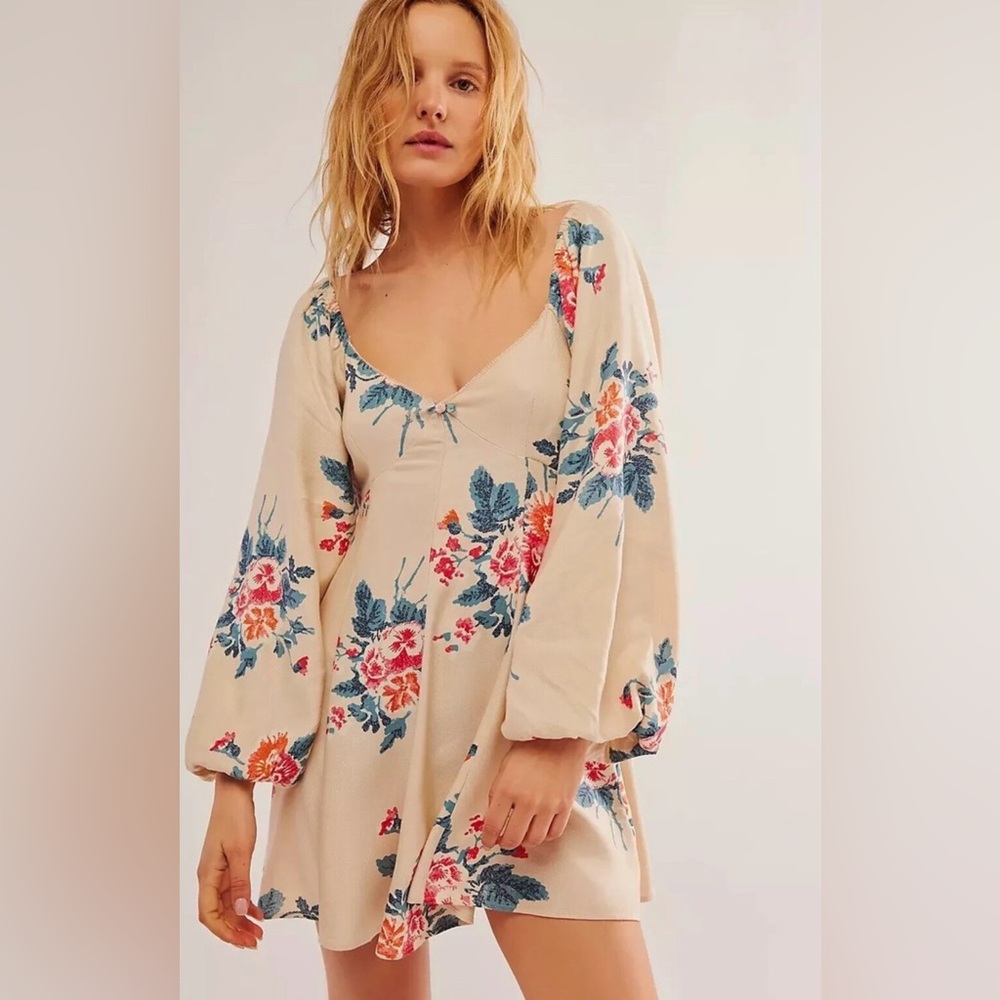 FP Floral Cream Women's Top